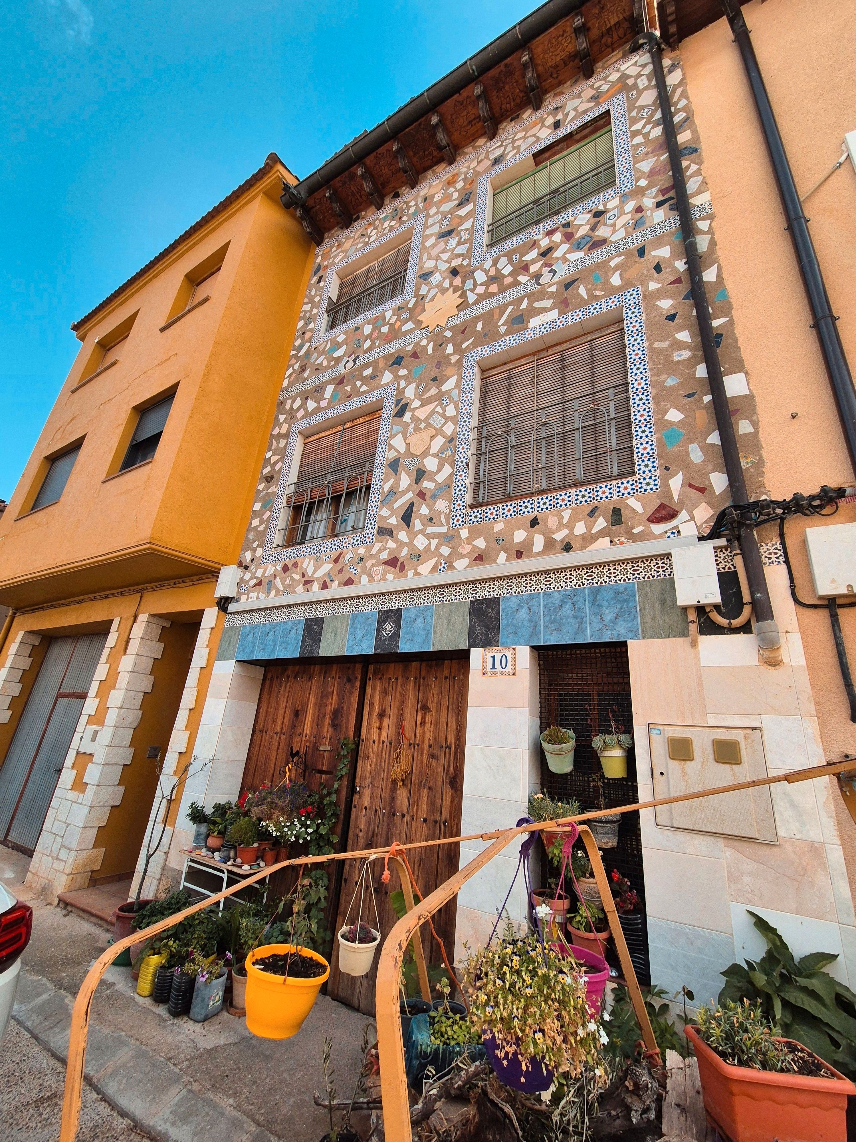 Exterior view of House or chalet for sale in Mas de las Matas  with Terrace, Furnished and Oven