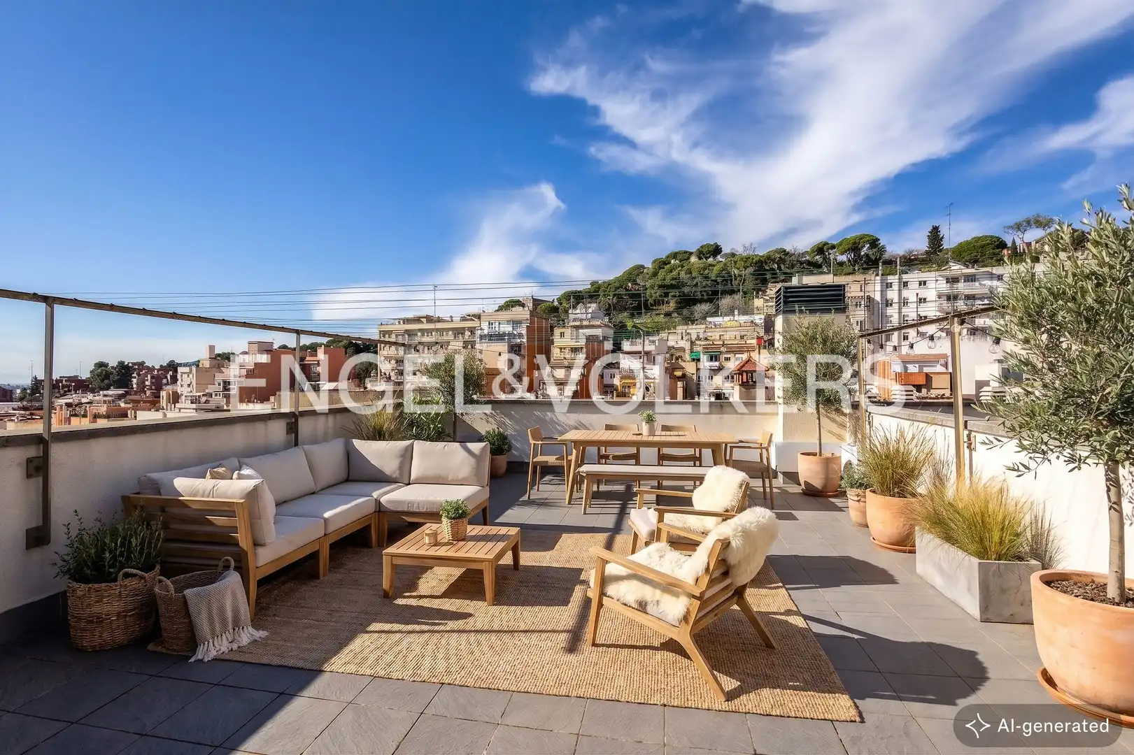 Terrace of Duplexes for sale in Barcelona  with Air Conditioner, Heating and Parquet flooring