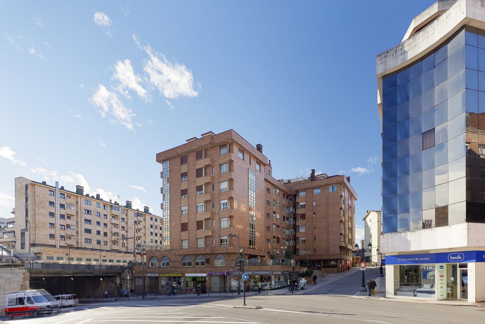 Exterior view of Flat for sale in Oviedo   with Parquet flooring and Storage room