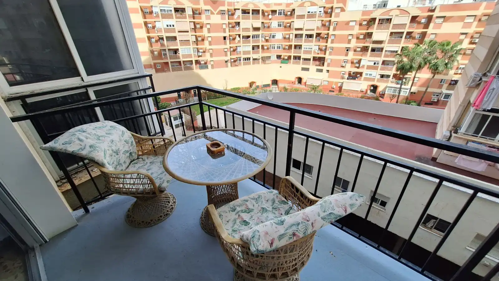 Balcony of Study for sale in Torremolinos  with Air Conditioner, Terrace and Furnished