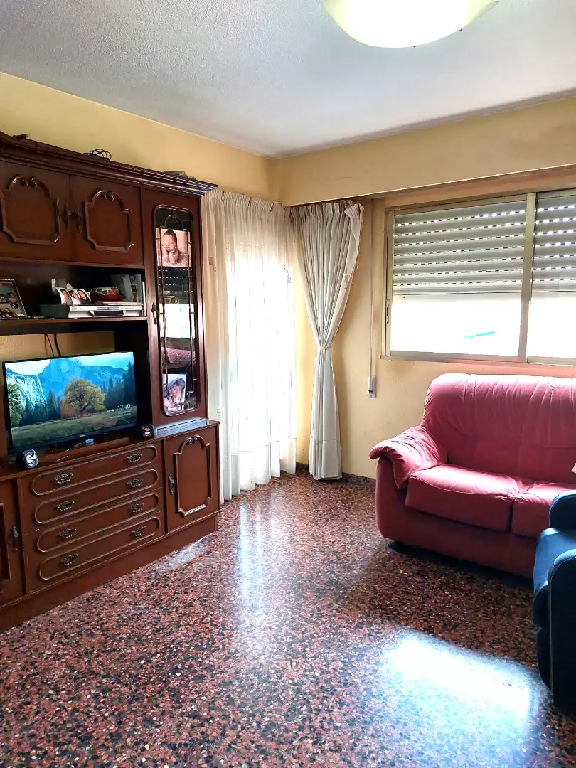 Sala de estar de Piso en venta en Valencia con Aire acondicionado, Horno y Balcón