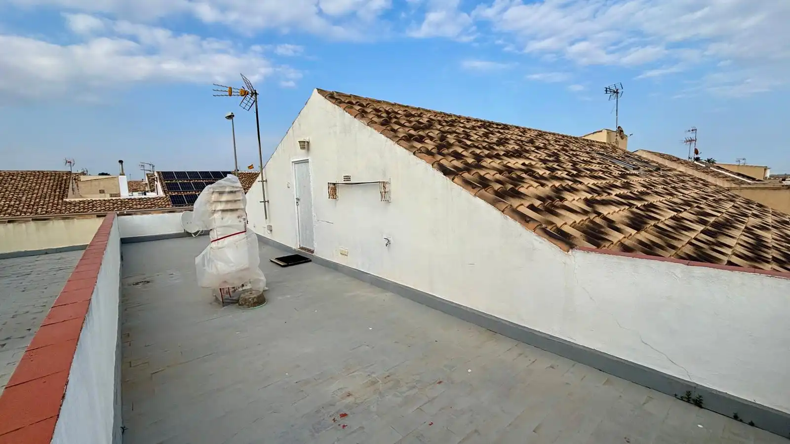 Terraza de Casa adosada en venta en Cartagena con Aire acondicionado, Calefacción y Jardín privado