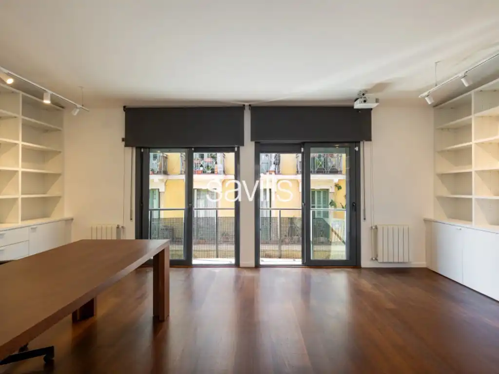 Wohnzimmer von Haus oder Chalet zur Miete in Barcelona mit Privatgarten und Schwimmbad