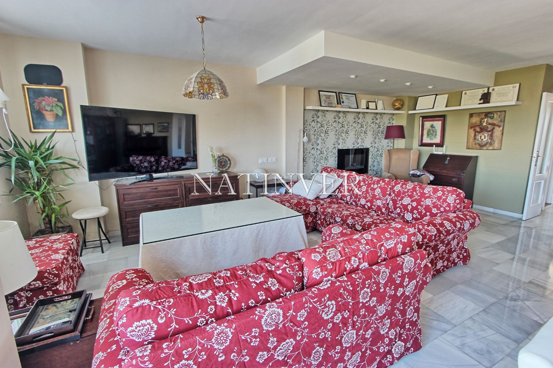 Living room of Single-family semi-detached for sale in Rincón de la Victoria  with Air Conditioner, Heating and Private garden