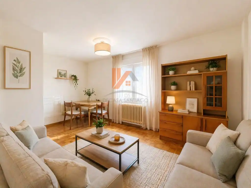 Living room of Apartments for sale in Santiago de Compostela 