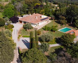 Vista exterior de Casa o xalet en venda en Les Franqueses del Vallès amb Terrassa i Piscina