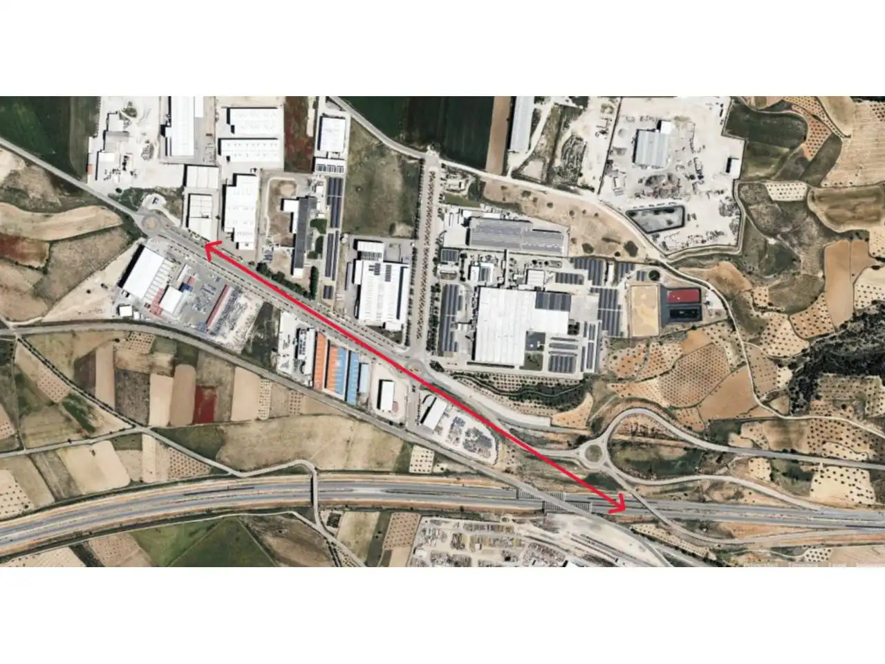 Exterior view of Industrial buildings for sale in Noblejas