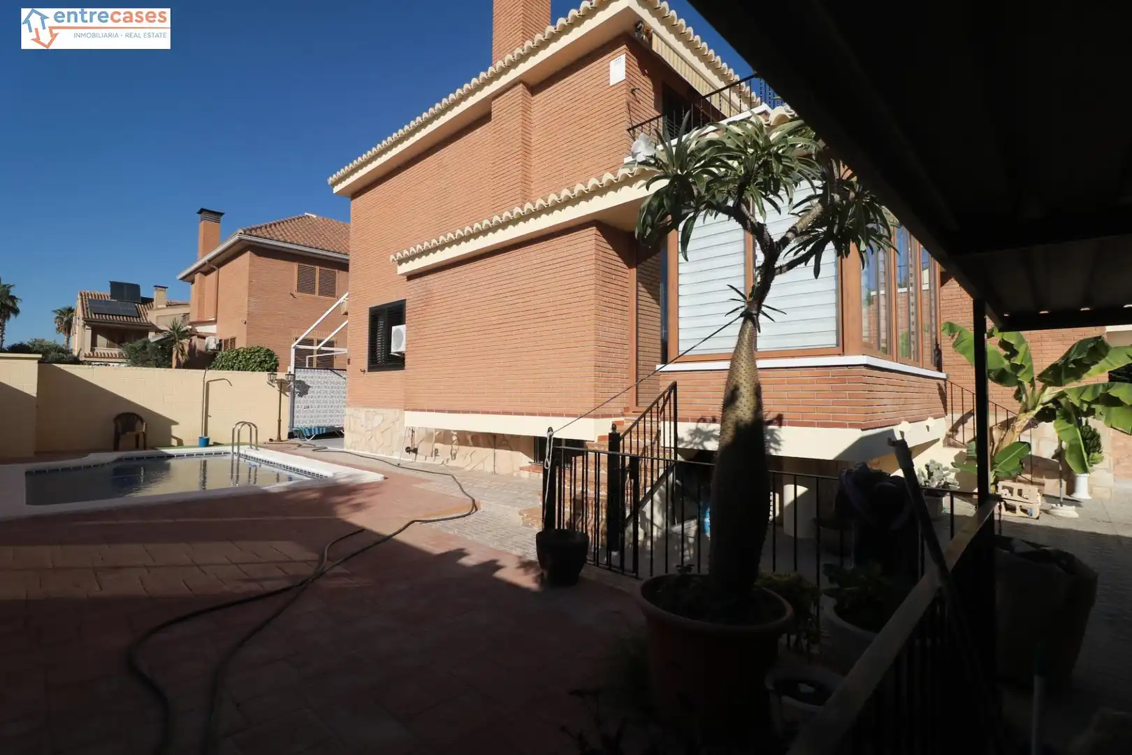 Swimming pool of Houses for sale in Sagunto / Sagunt  with Air Conditioner, Private garden and Terrace