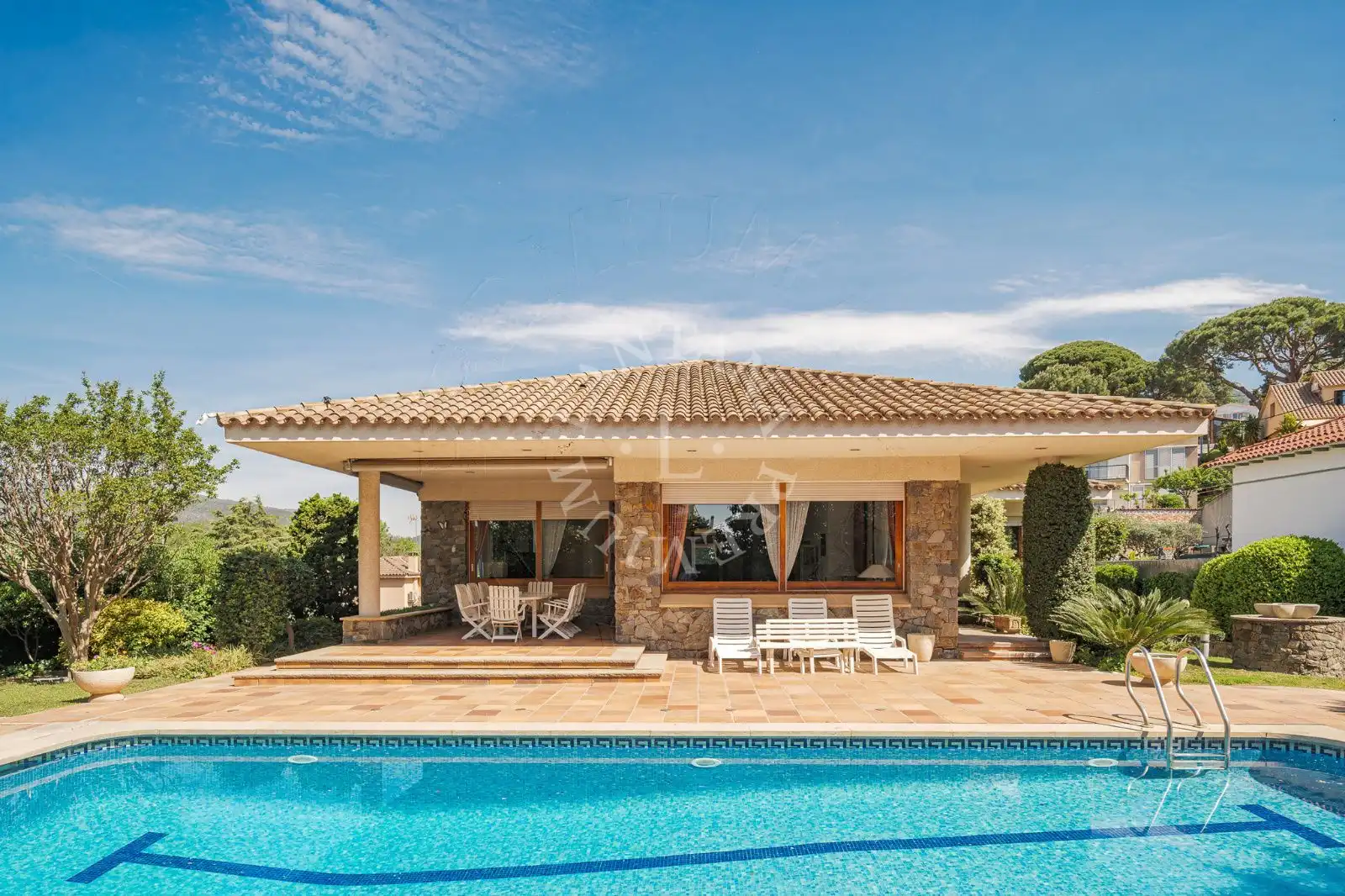 Jardín de Casa o chalet en venta en La Garriga