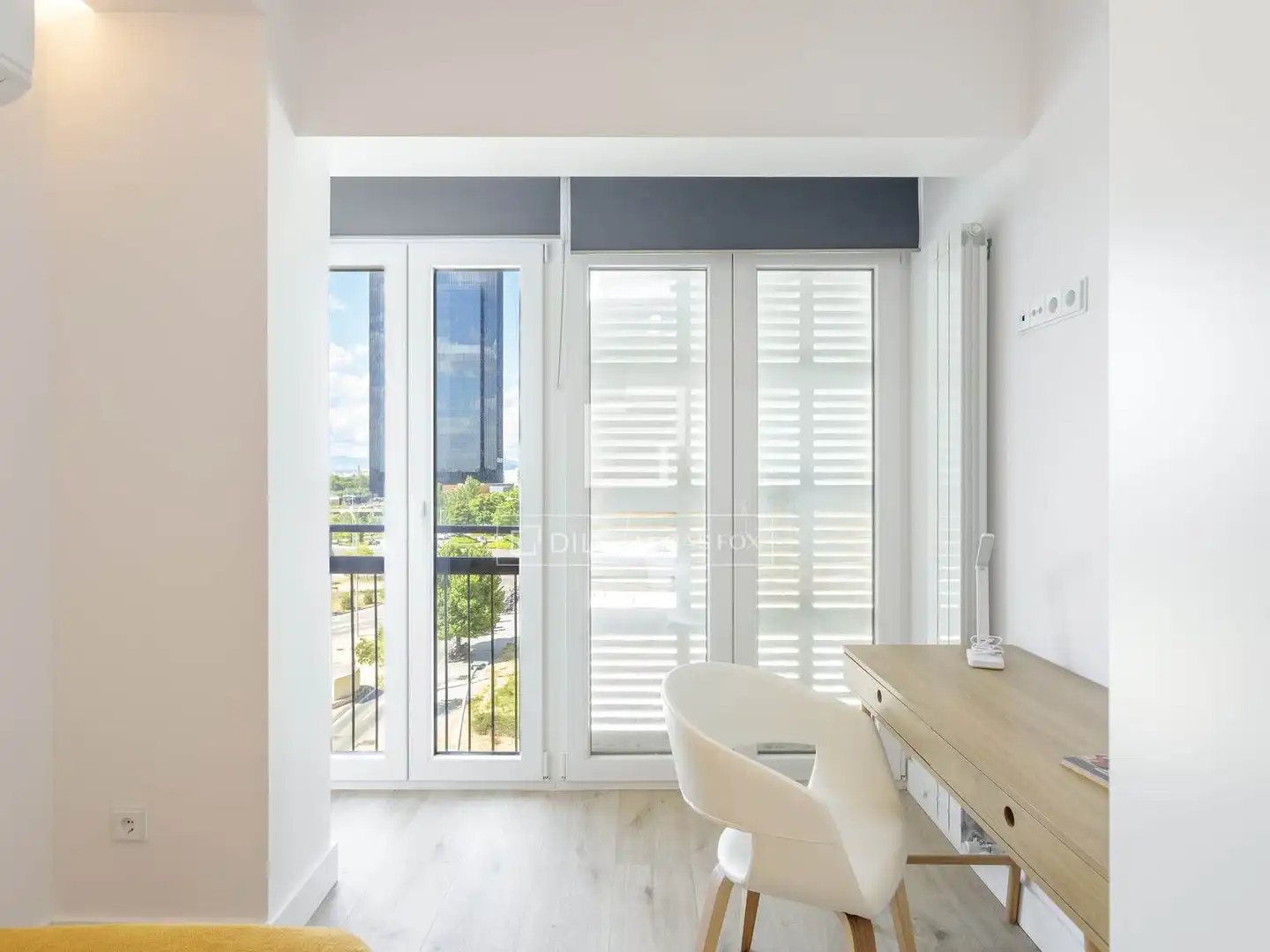 Balcony of Flat for rent in Madrid  with Air Conditioner and Furnished