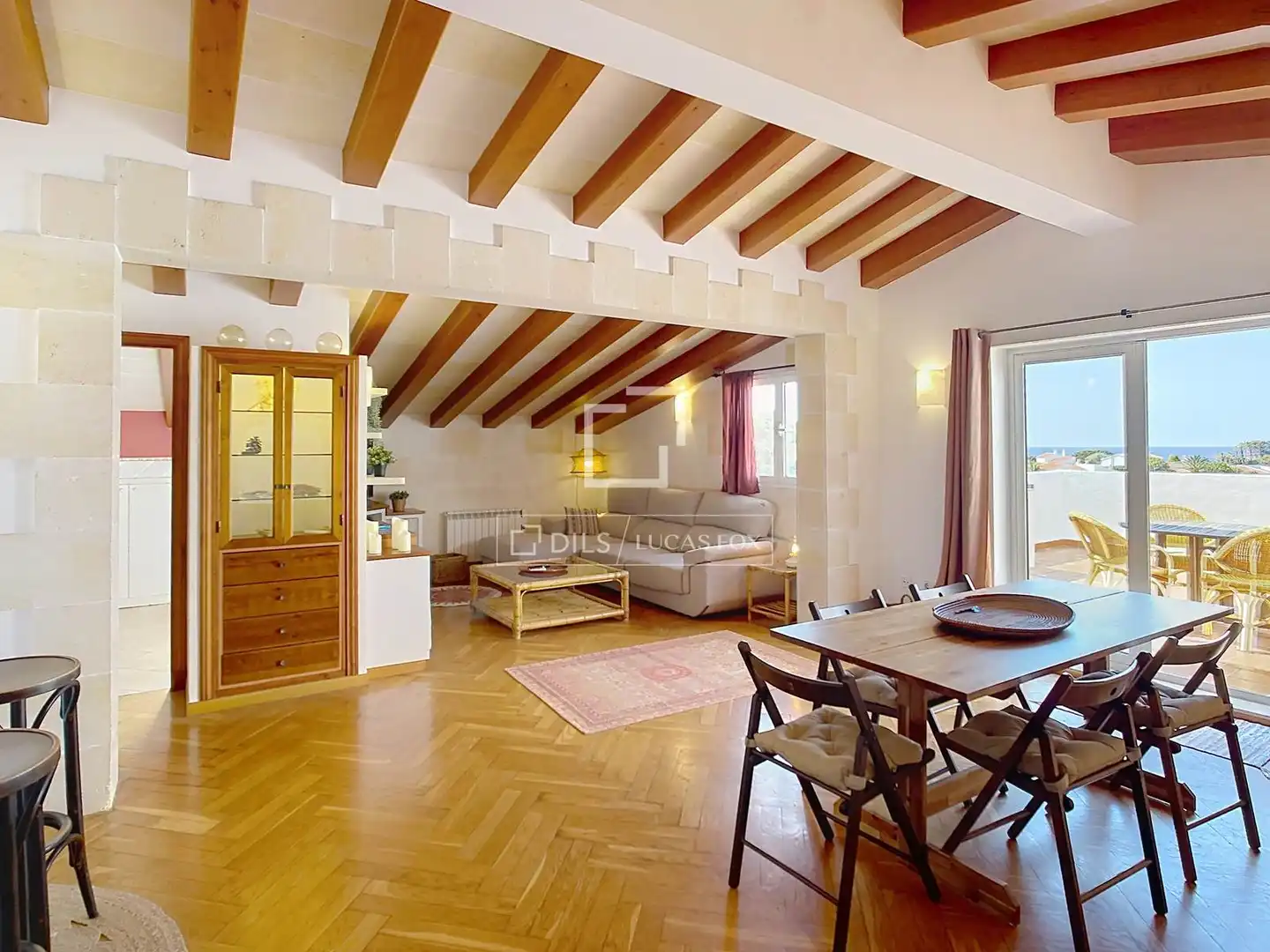 Living room of Houses for sale in Ciutadella de Menorca  with Air Conditioner, Heating and Private garden