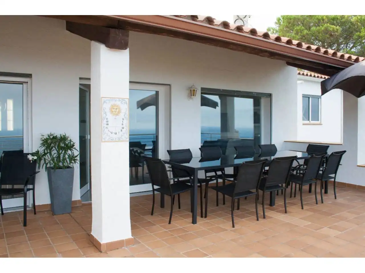 Terrassa de Casa o xalet en venda en Blanes amb Aire condicionat, Calefacció i Jardí privat