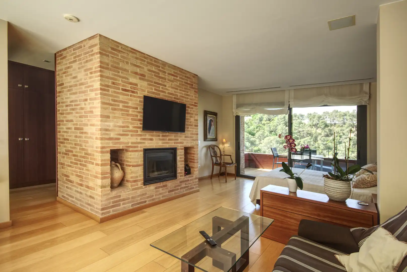 Wohnzimmer von Haus oder Chalet zum Verkauf in Sant Cugat del Vallès mit Klimaanlage, Heizung und Privatgarten