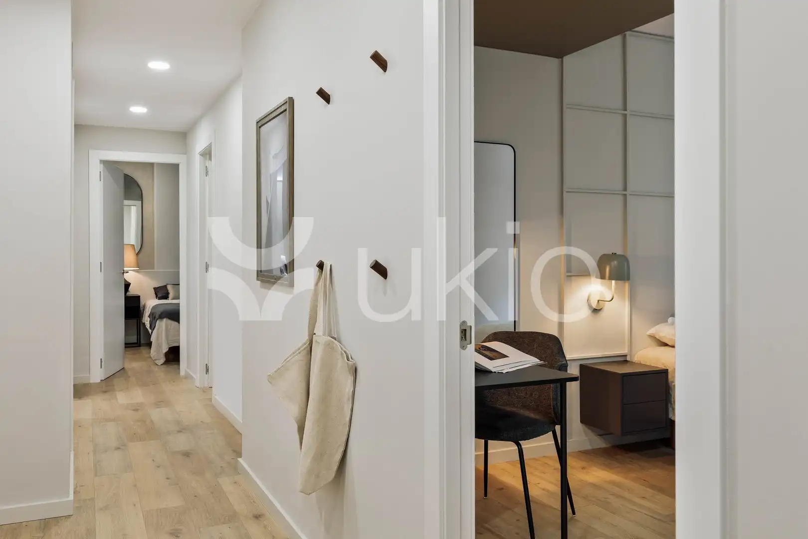 Bedroom of Apartments for rent in Barcelona  with Air Conditioner, Heating and Terrace
