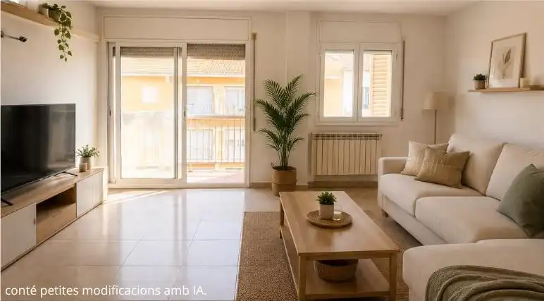 Living room of Duplexes for sale in Girona  with Air Conditioner, Heating and Terrace