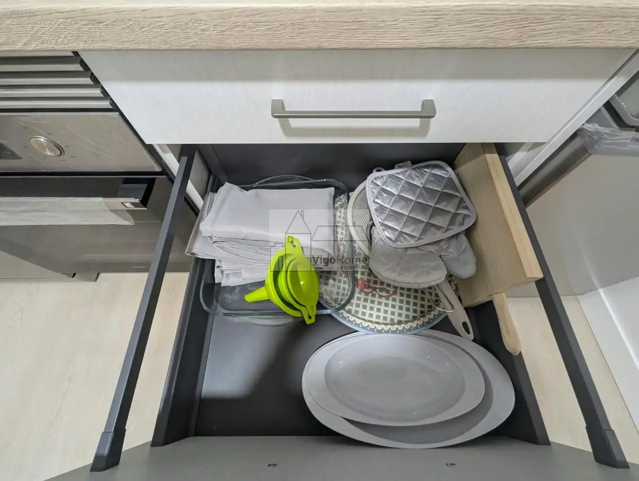 Cocina de Piso de alquiler en Vigo  con Calefacción, Terraza y Amueblado