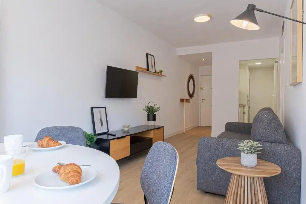 Sala de estar de Piso en venta en El Campello con Aire acondicionado, Terraza y Amueblado