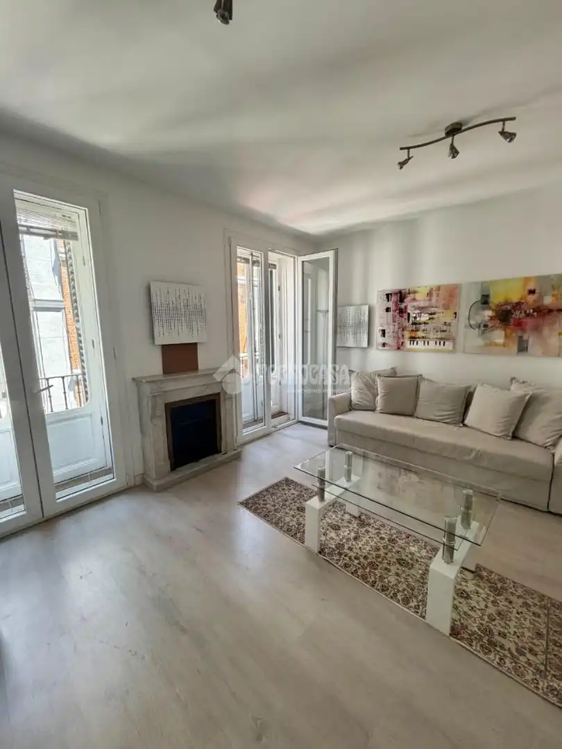 Sala de estar de Piso de alquiler en Madrid