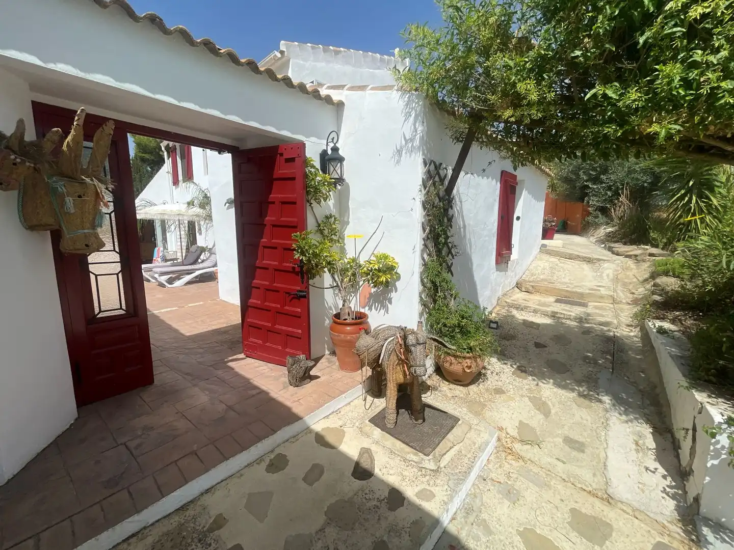 Exterior view of Country homes for sale in Villanueva de la Concepción  with Air Conditioner, Heating and Private garden
