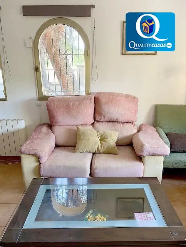 Sala d'estar de Casa o xalet en venda en San Vicente del Raspeig / Sant Vicent del Raspeig amb Aire condicionat, Calefacció i Terrassa