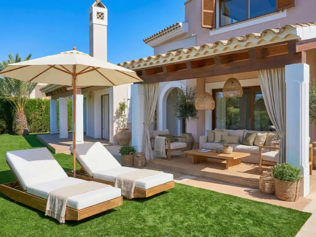Terraza de Casa o chalet en venta en Calvià con Aire acondicionado, Calefacción y Jardín privado