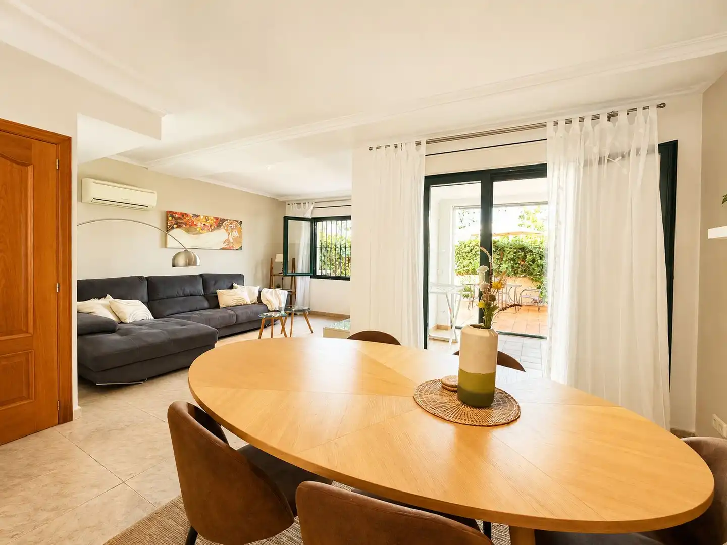 Comedor de Casa adosada en venta en Jávea / Xàbia con Aire acondicionado, Calefacción y Piscina