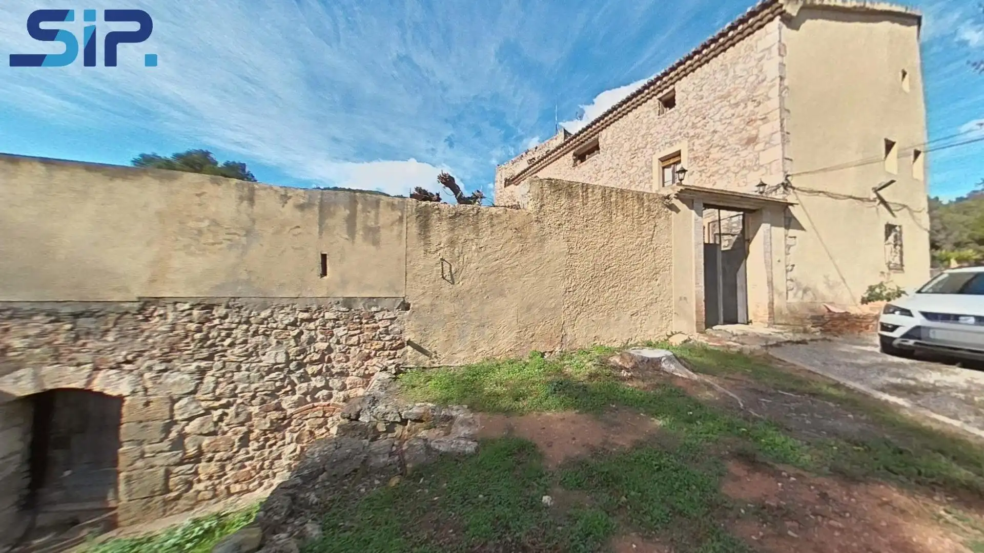 Vista exterior de Finca rústica en venta en Pontons con Jardín privado, Terraza y Piscina