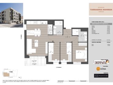 Neubau-Wohnung mit Balkon zum Verkauf in Carrer de Tarragona 66