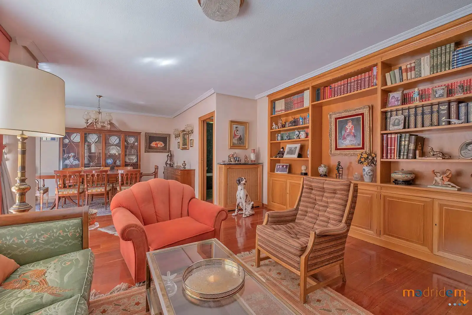 Living room of Apartments for sale in Madrid  with Air Conditioner, Heating and Private garden