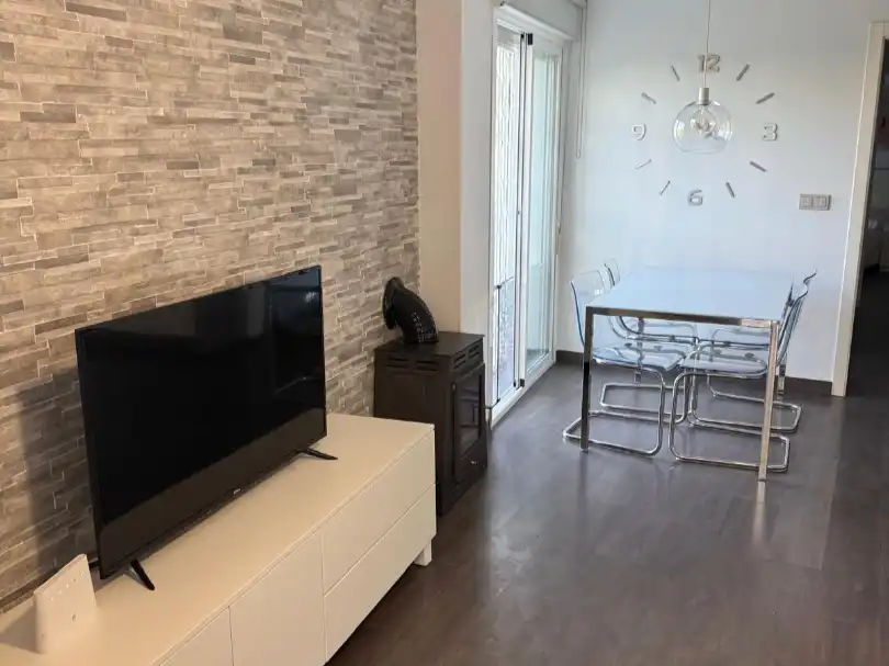 Dining room of Flat for rent in Almuñécar  with Parquet flooring, Terrace and Furnished