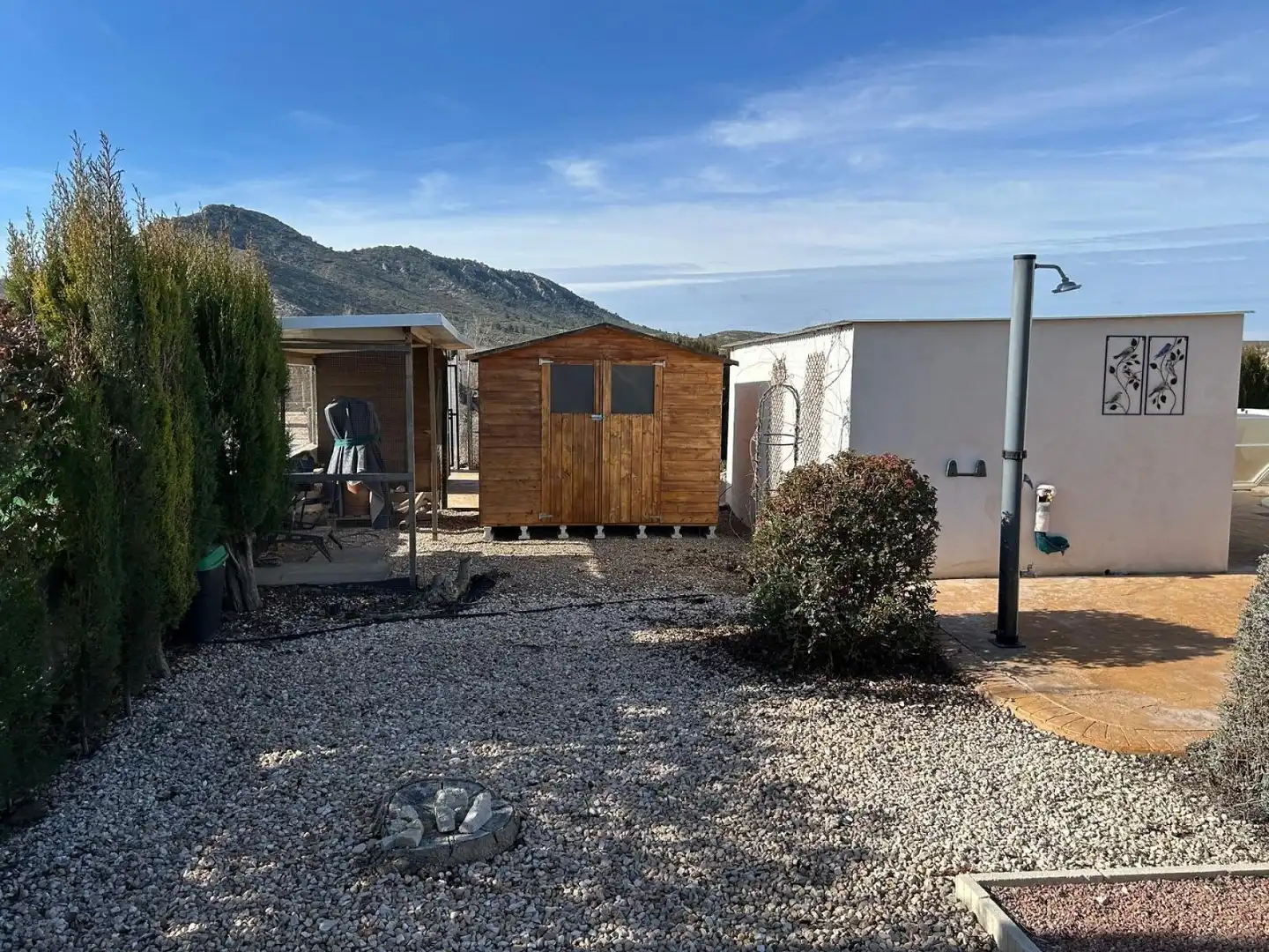 Vista exterior de Casa o chalet en venta en Villena con Jardín privado, Terraza y Piscina