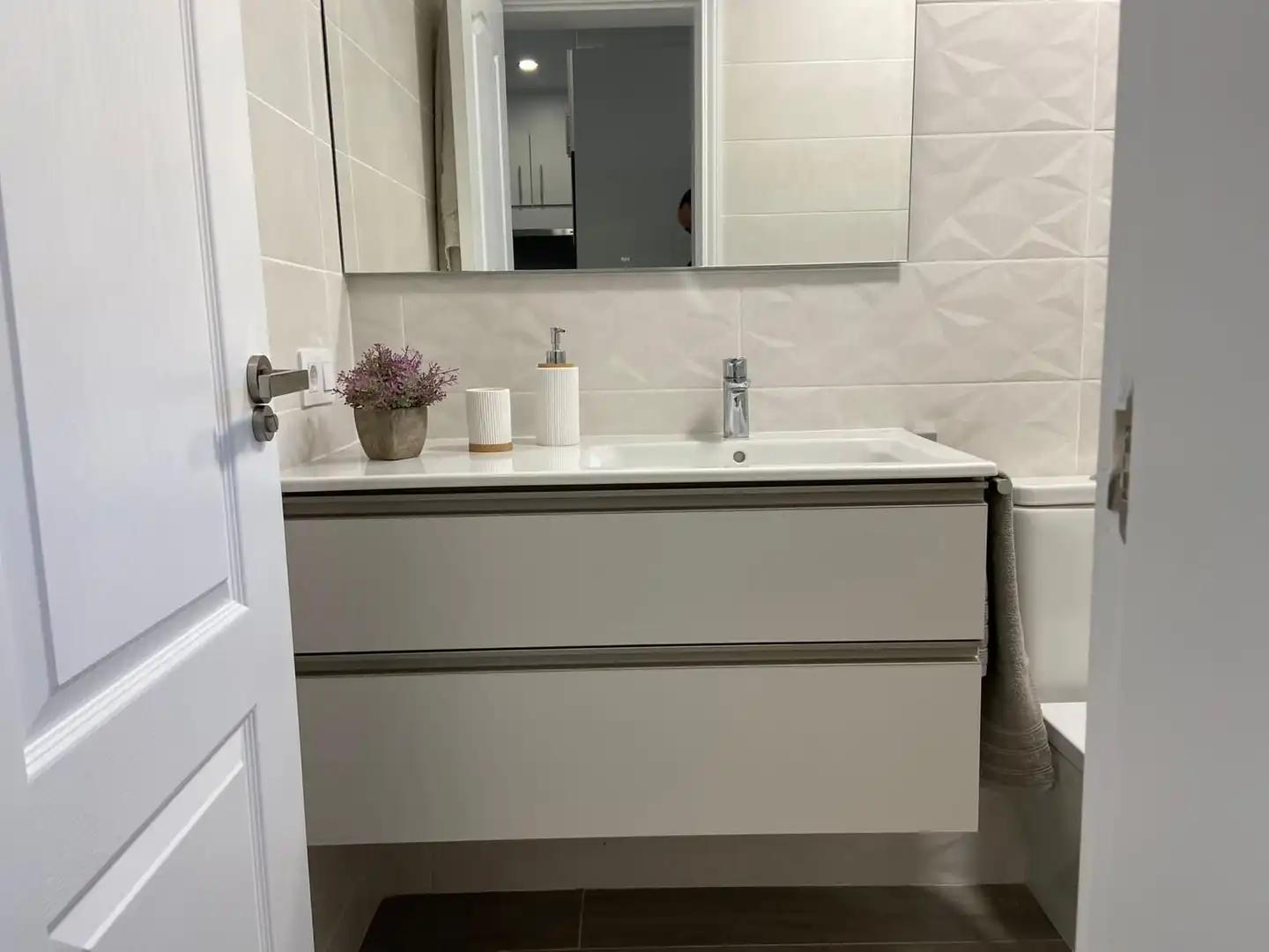 Baño de Apartamento de alquiler en San Bartolomé de Tirajana con Jardín privado, Terraza y Trastero