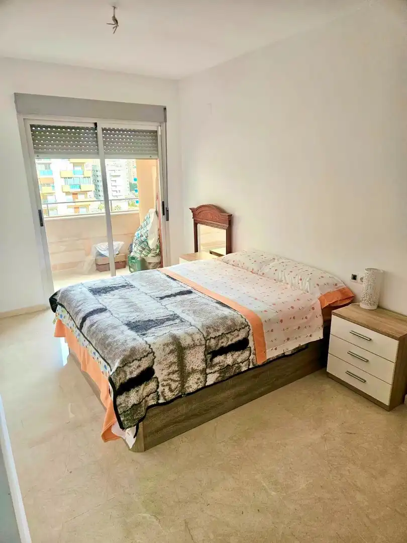 Bedroom of Flat for sale in Villajoyosa / La Vila Joiosa  with Air Conditioner, Private garden and Terrace