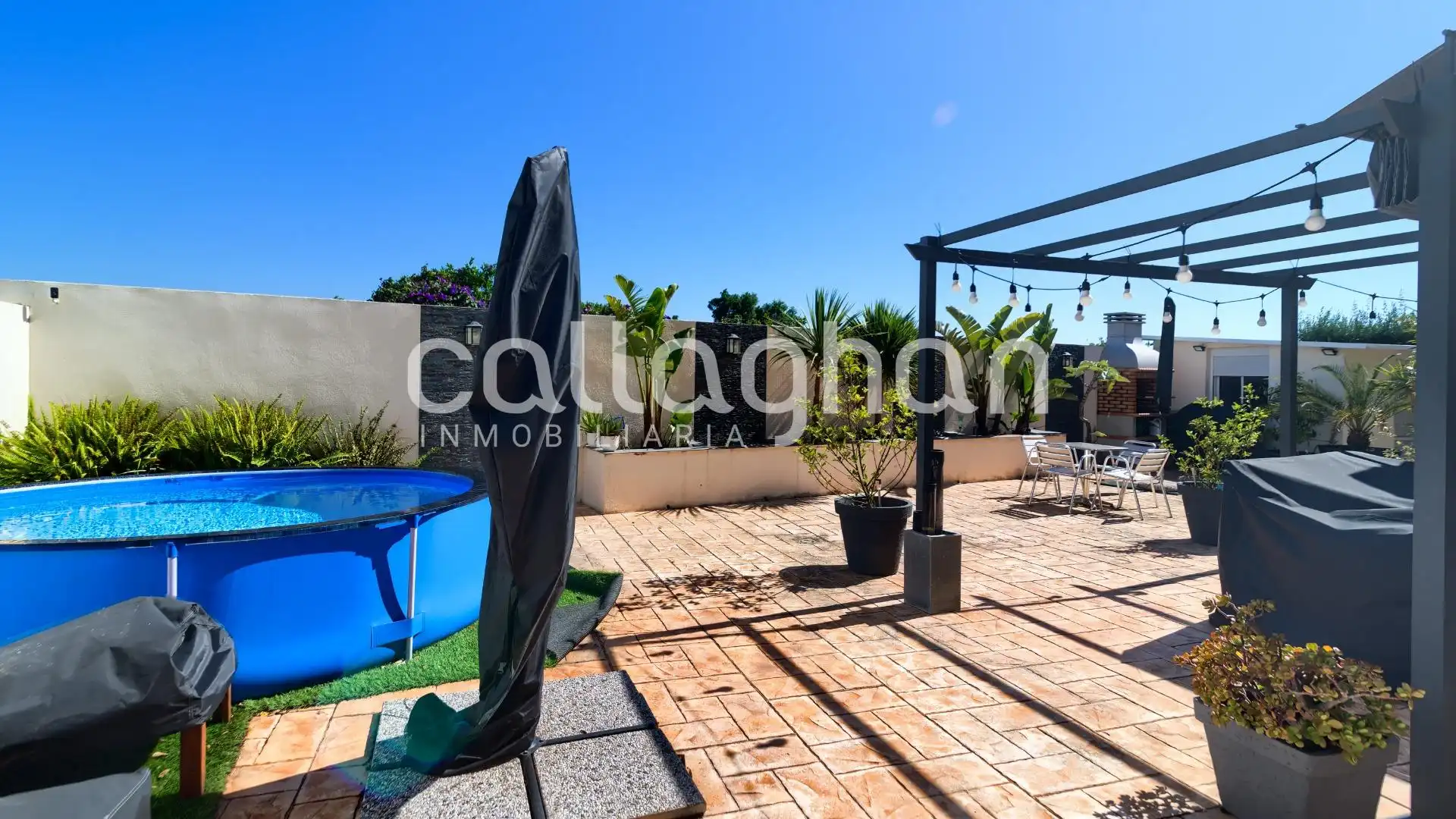 Terrassa de Casa o xalet en venda en Polinyà de Xúquer amb Aire condicionat, Jardí privat i Terrassa