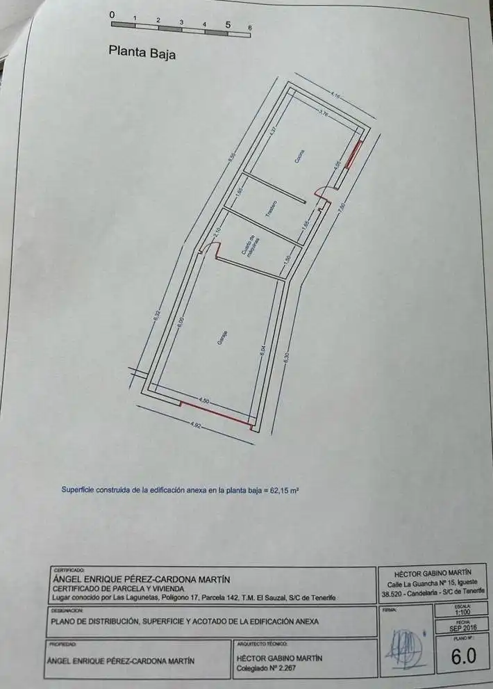 Finca rústica en venta en El Sauzal con Calefacción, Jardín privado y Terraza