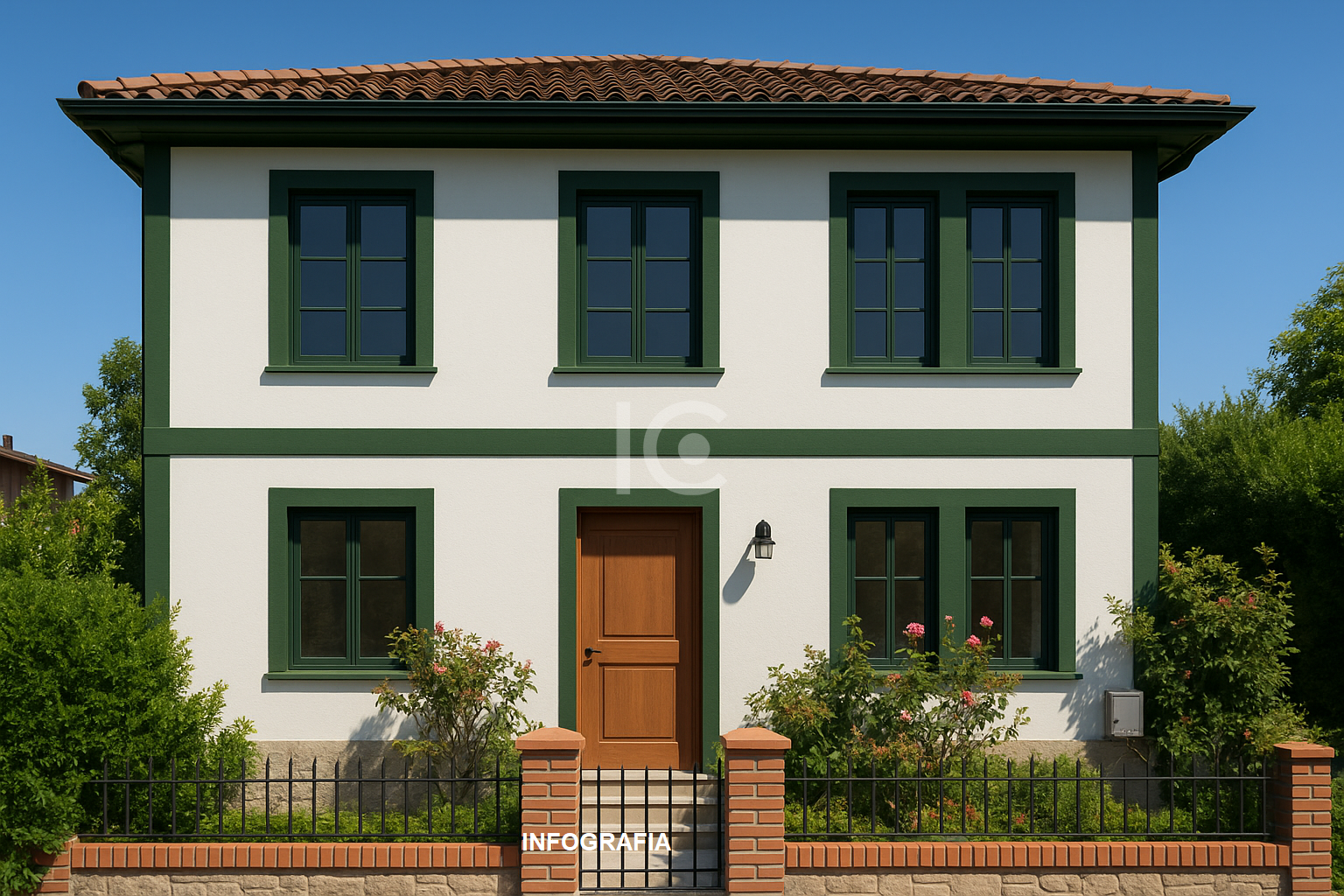 Exterior view of House or chalet for sale in Getxo 