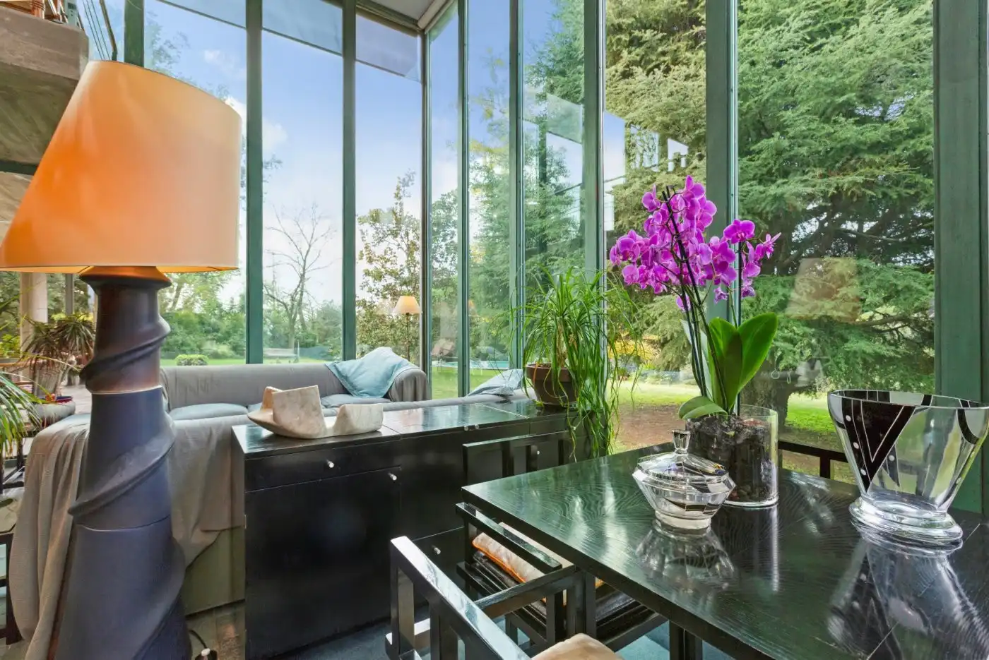 Sala de estar de Casa o chalet en venta en Les Franqueses del Vallès con Calefacción, Jardín privado y Terraza