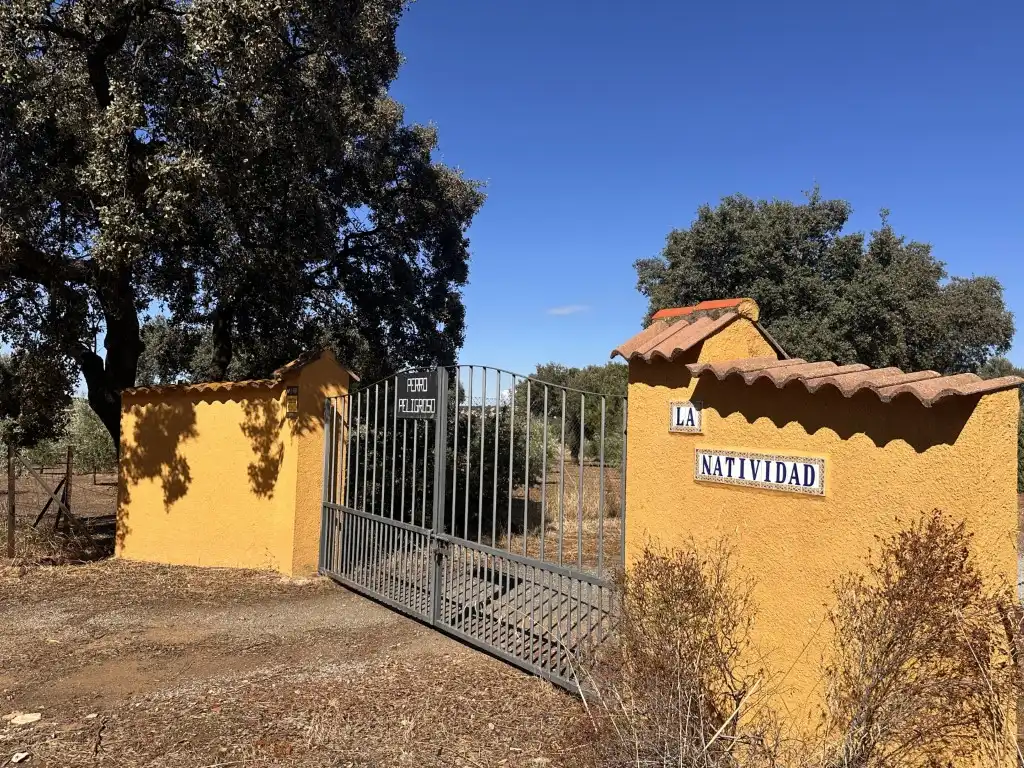 Exterior view of Country homes for sale in Zarza-Capilla, Badajoz