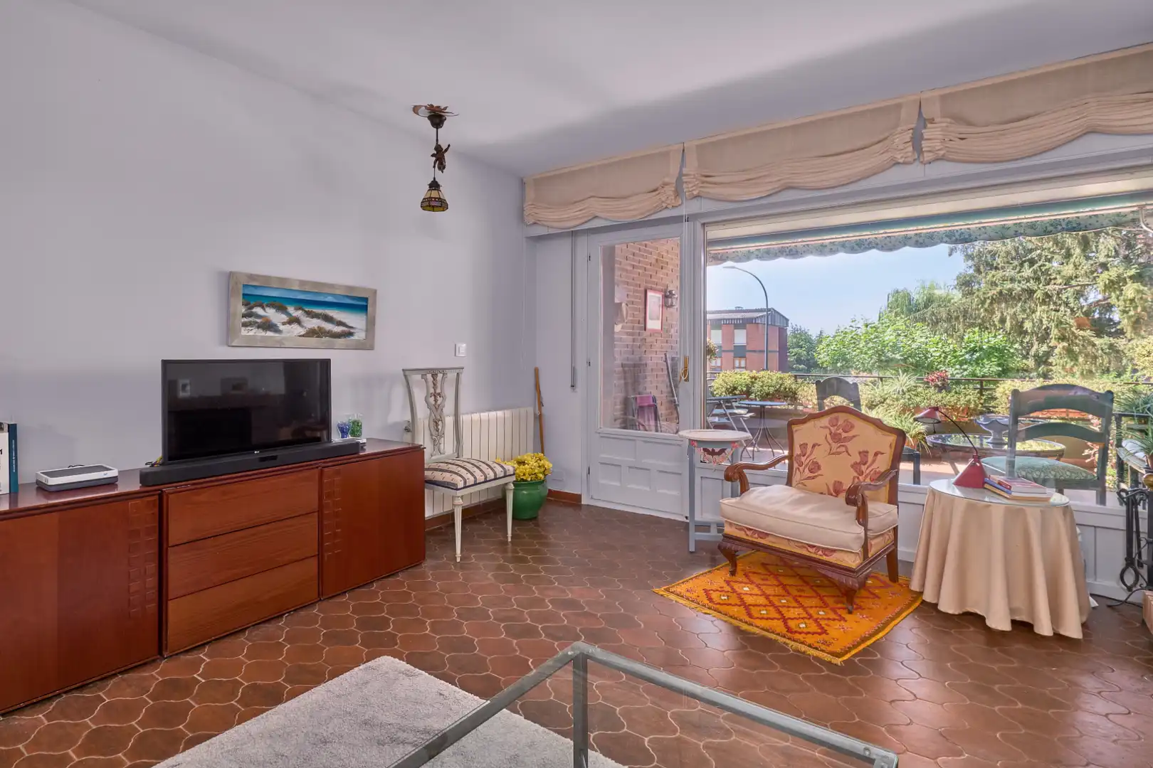 Wohnzimmer von Wohnung zum Verkauf in Collado Mediano mit Heizung, Terrasse und Abstellraum