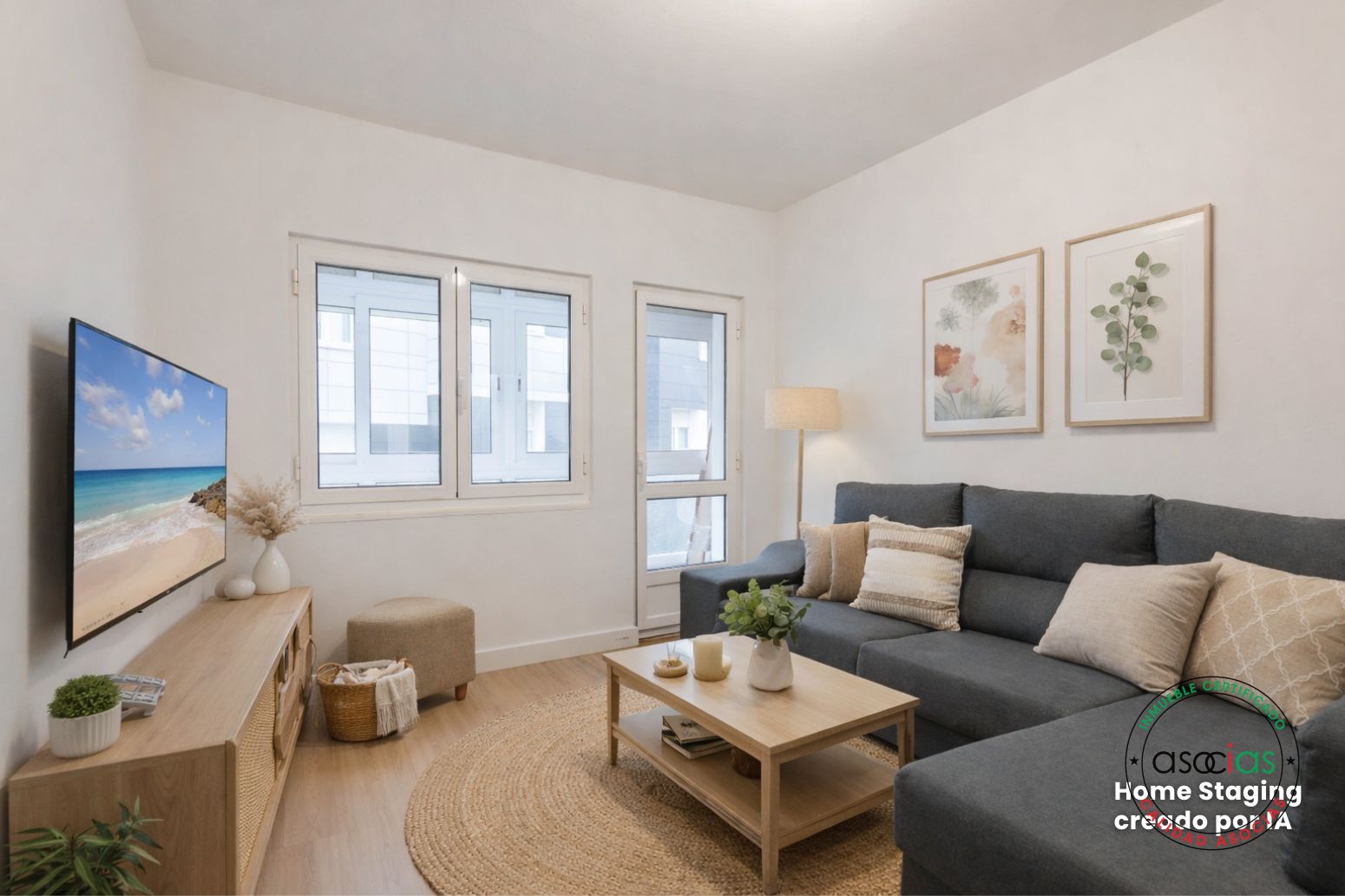 Sala de estar de Piso en venta en Gijón  con Calefacción y Balcón