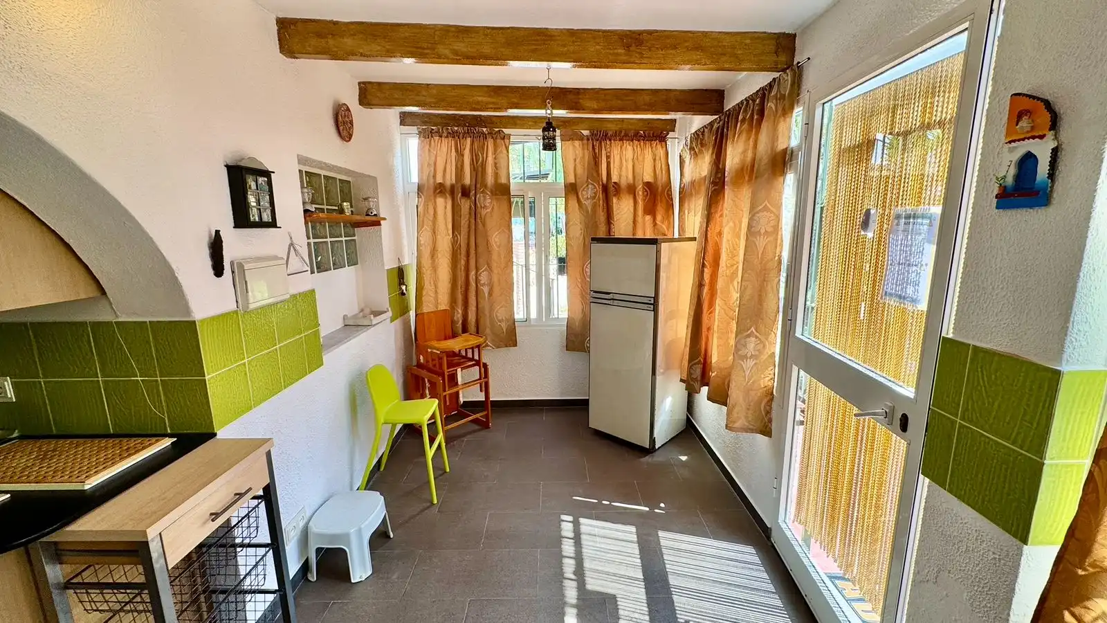 Cuina de Finca rústica en venda en Cártama amb Aire condicionat, Jardí privat i Terrassa