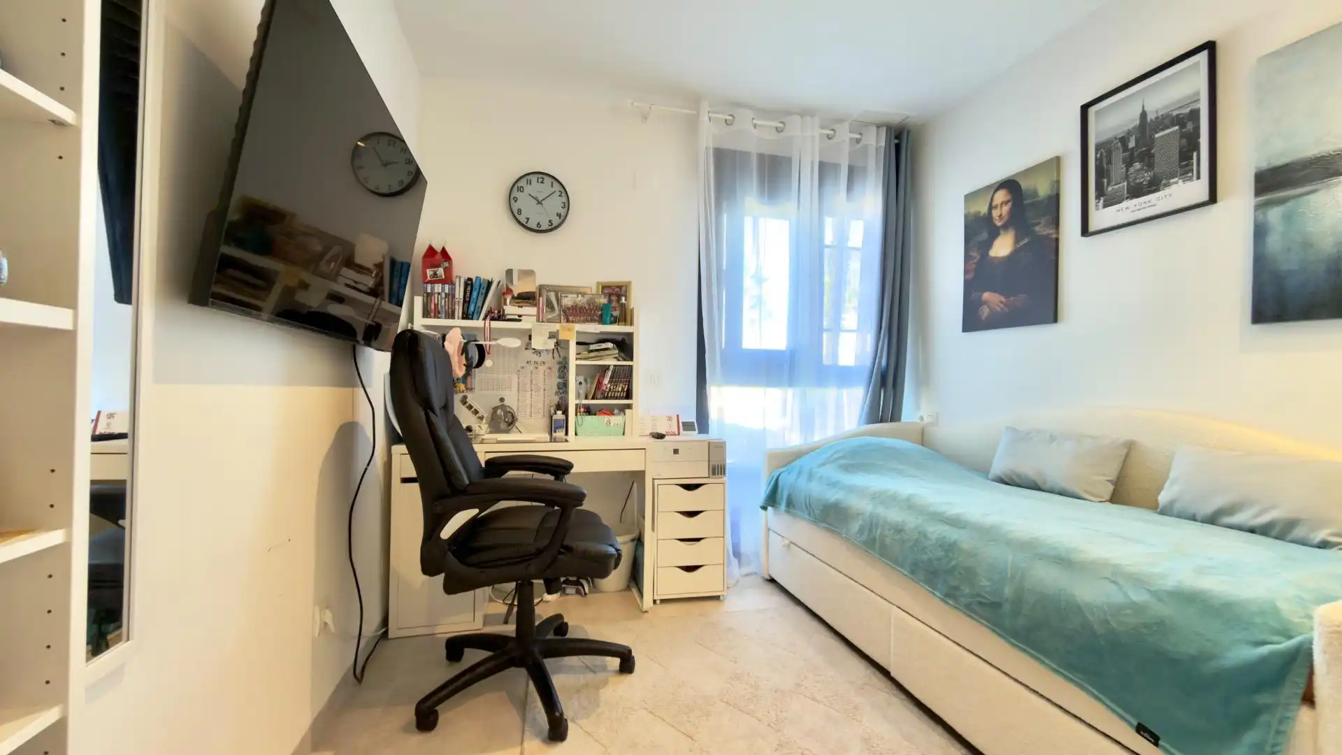 Dormitori de Apartament en venda en Finestrat amb Aire condicionat, Calefacció i Jardí privat