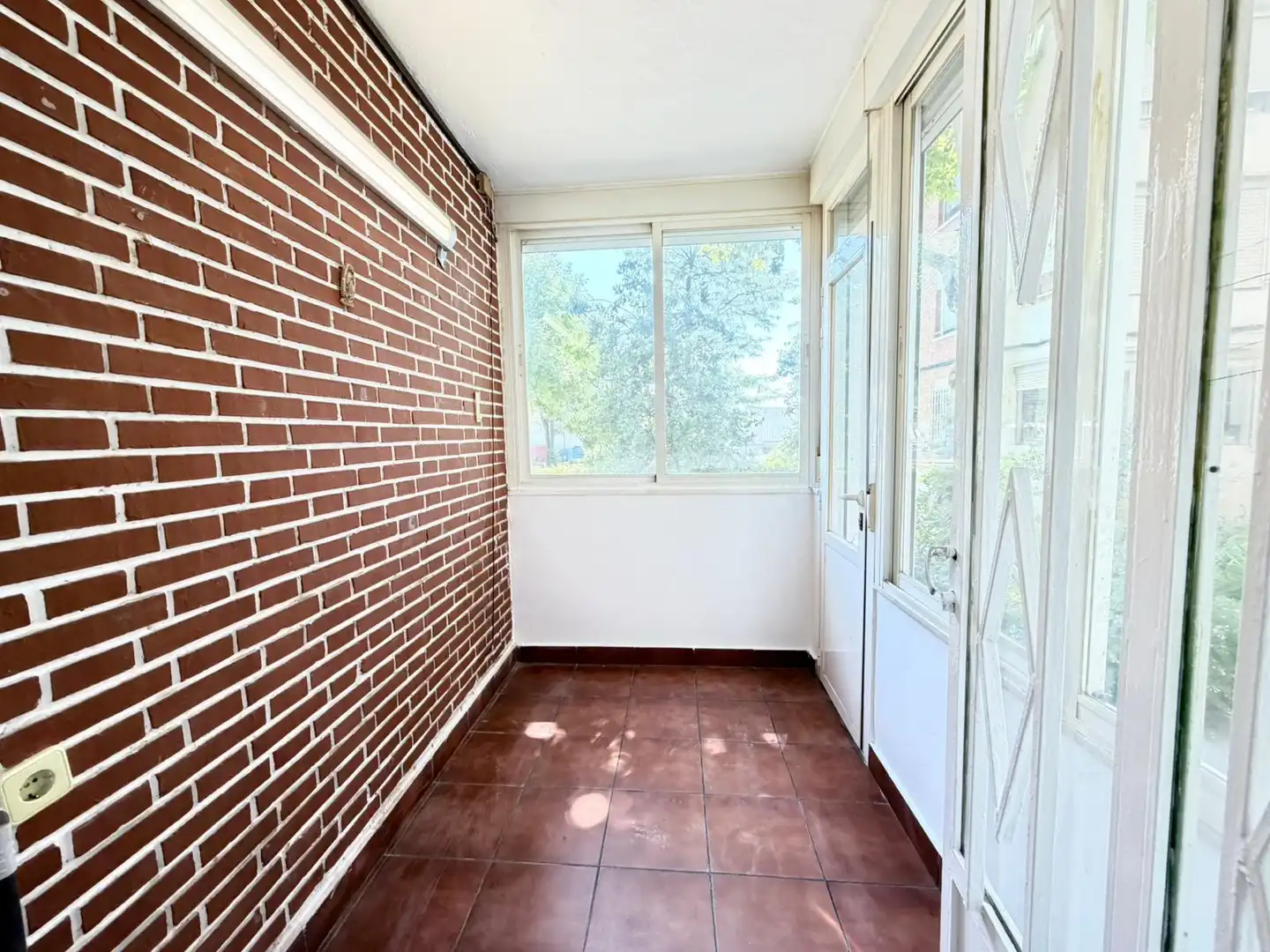 Terraza de Piso en venta en Madrid con Calefacción, Jardín privado y Parquet
