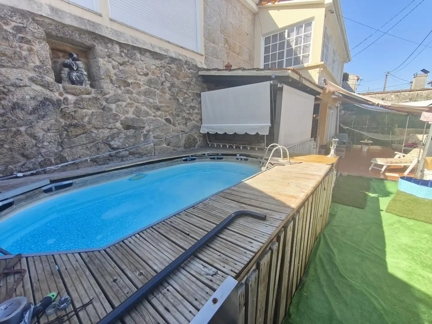 Piscina de Casa adosada en venta en O Carballiño   con Calefacción, Terraza y Piscina