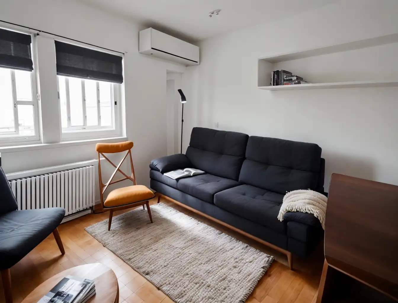 Wohnzimmer von Wohnung zum Verkauf in Madrid mit Klimaanlage, Heizung und Terrasse