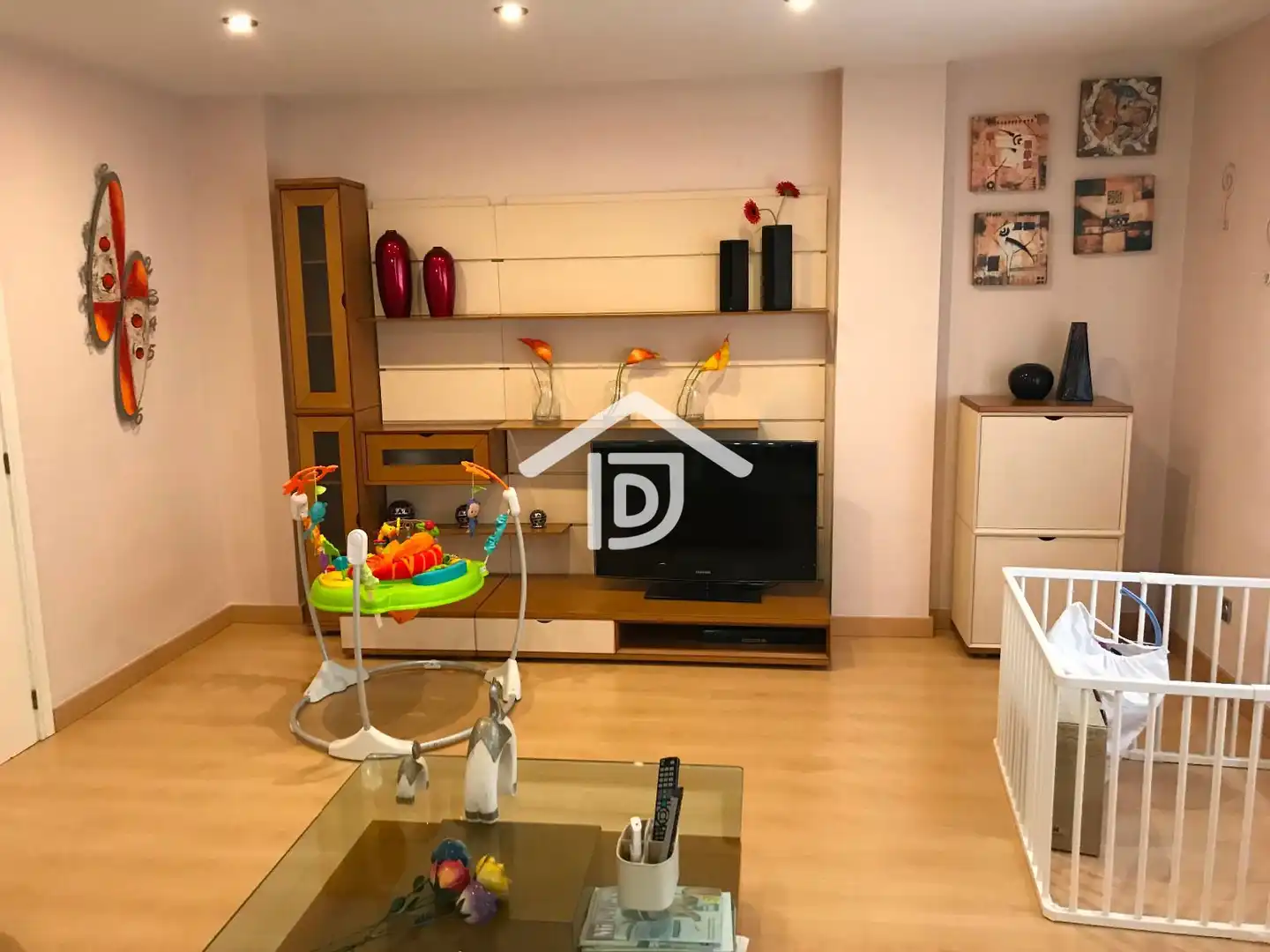 Sala de estar de Piso de alquiler en Paterna con Aire acondicionado, Calefacción y Parquet