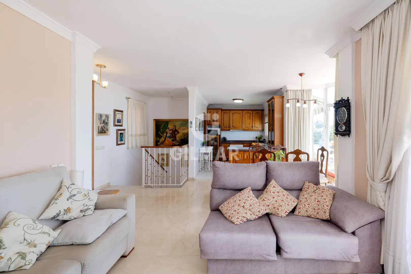 Sala de estar de Casa adosada en venta en Marbella