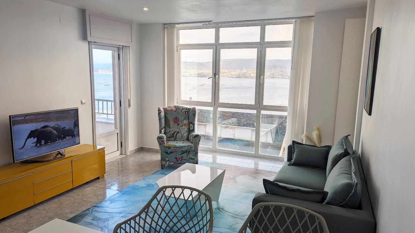 Sala d'estar de Pis en venda en Sanxenxo