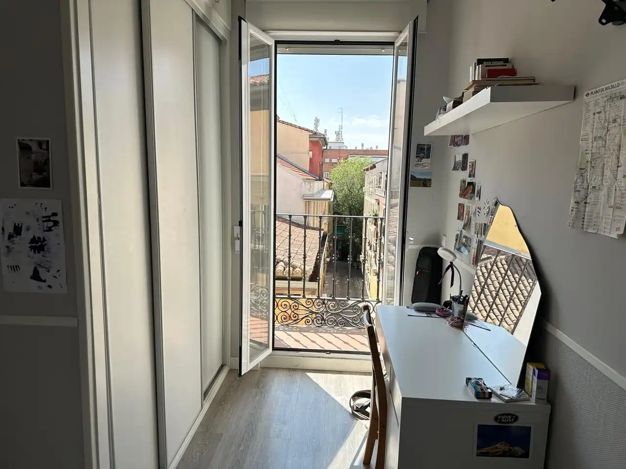 Terrasse von Wohnung zur Miete in Madrid mit Klimaanlage, Möbliert und Balkon