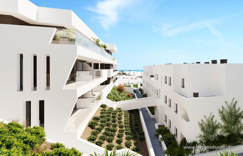 Exterior view of Apartment for sale in Estepona  with Air Conditioner, Terrace and Storage room